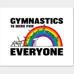 Gymnastics Is Here For Everyone Posters and Art